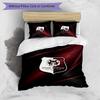 Stade Rennais FC Printed 3PCS Bedding Set Breathable Duvet Cover with Pillowcases Decorative Bed Linen for Bedroom Home