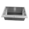 Kitchen Sink 304 Stainless Steel Top Mount Handmade Single Bowl Basin with Accessories for