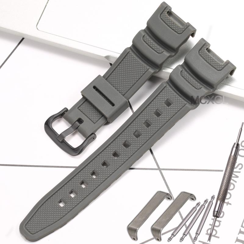 SGW100 Resin Strap For Casio SGW-100 Replacement Watch Strap10304195 Replacement Watchband SGW-100-1VH Wristband