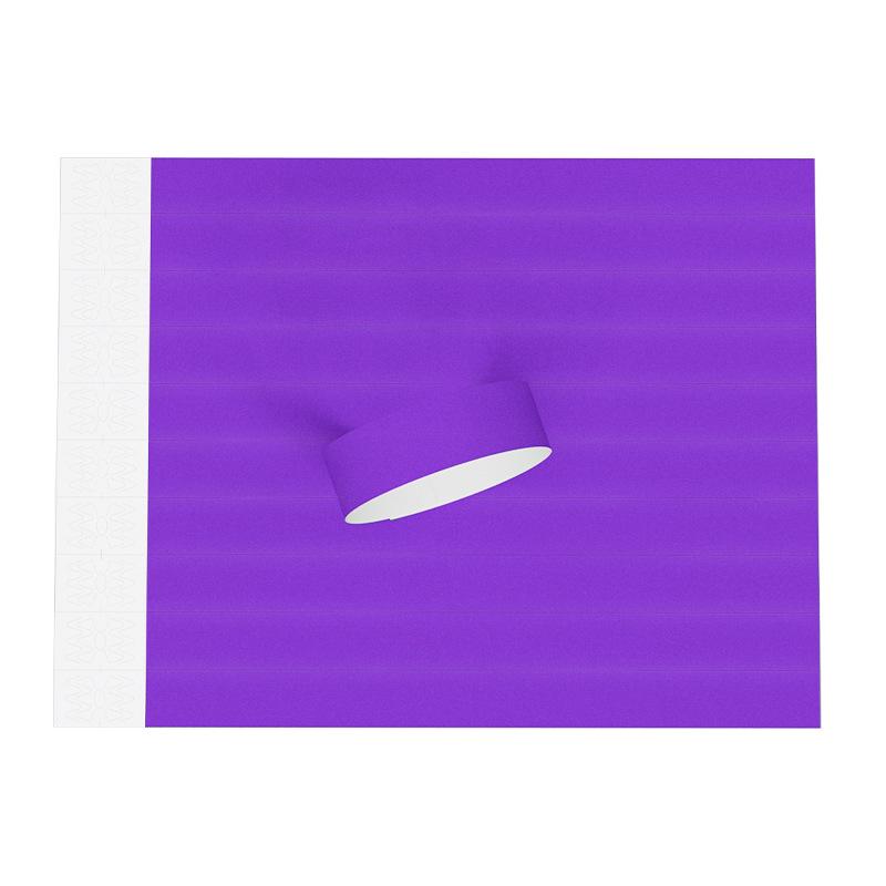 Customized Waterproof Tyvek Wristbands for Children's Amusement and Water Parks