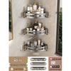 Punch-Free Wall-Mounted Bathroom Shower Corner Shelf