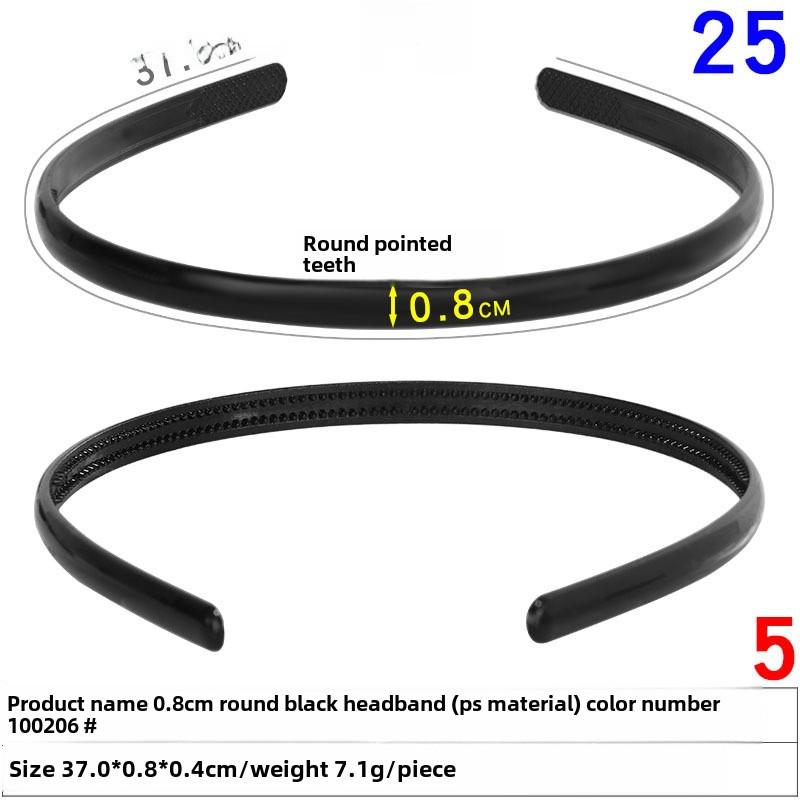 Highly Recommended Handmade Black Twisted Headband for Women - Perfect for DIY and Mother's Day.