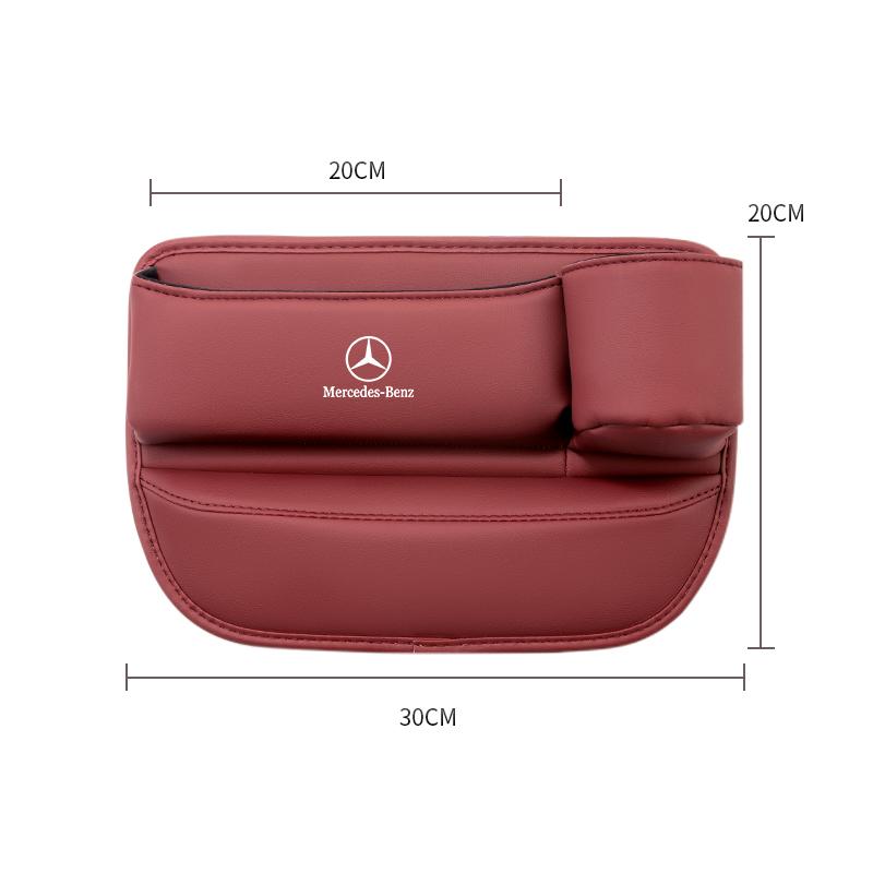 GLC GLB Car Seat Gap Filling Bag Water Cup Storage Box For Mercedes Benz AMG W203 W206 W220 W205 W211 W212 W201 W210 W108 W168