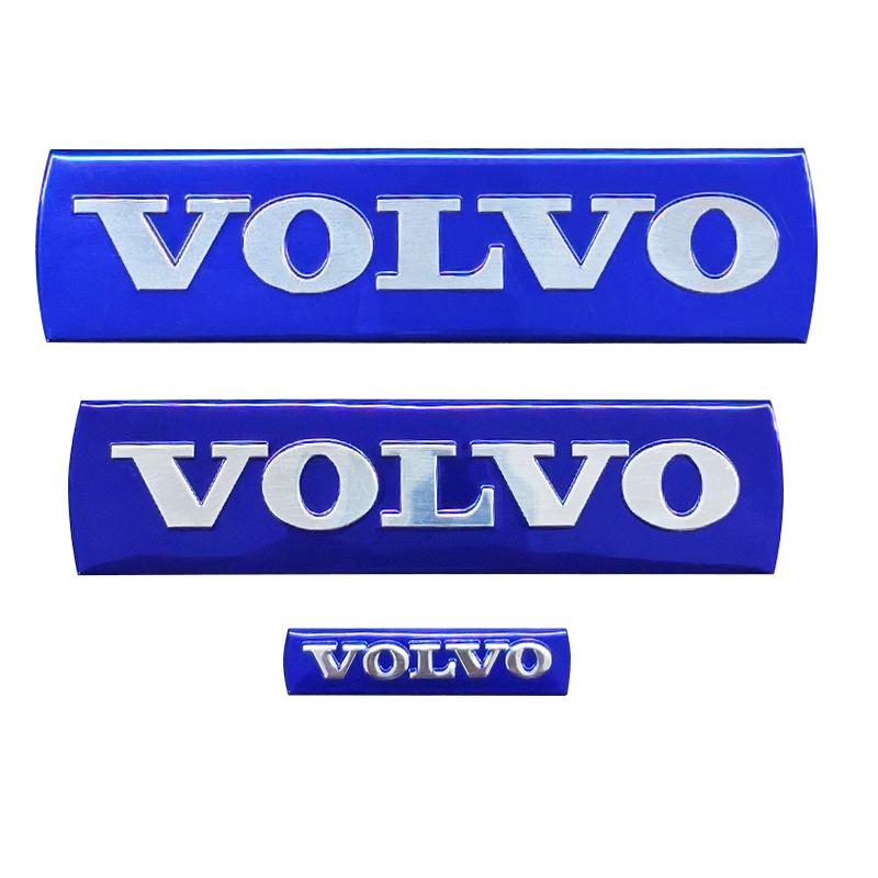 Accessori badge decorativi con lettere logo griglia anteriore auto adesivo volante adatto per Volvo C30 S40 S80 XC60 V90 C70 V60