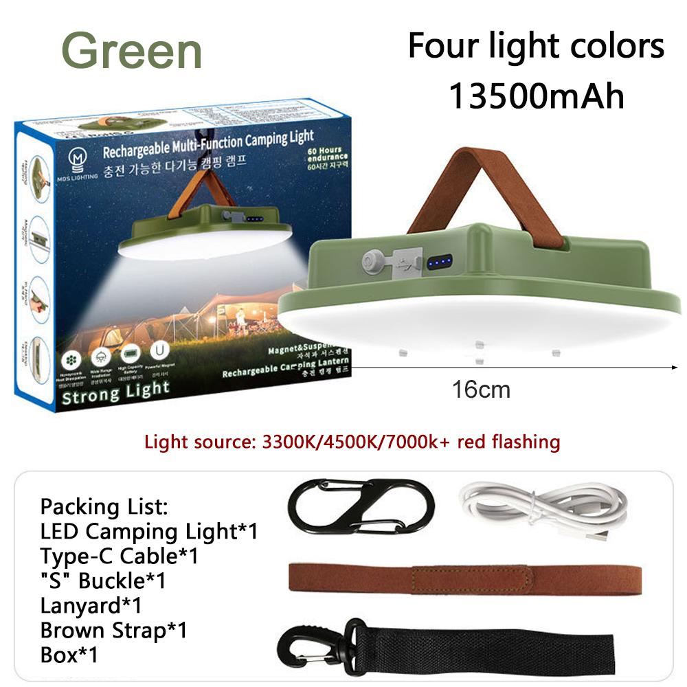 13500mAh Rechargeable Camping Light Waterproof For Outdoor Camping Climbing Fishing Hiking Convenient Illumination Luminaries