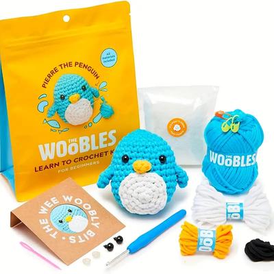 1set New Crochet Material Package Contains English Instruction Manual, Beginner Crochet Yarn Kit For Adults, Knitting Handmade Diy Cartoon Doll