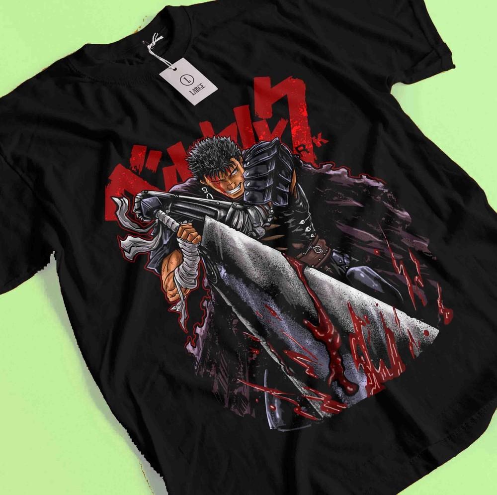Berserk T-Shirt, Japanese Anime Tshirt Guts Manga Shirt, Casca Shirt Anime Tee