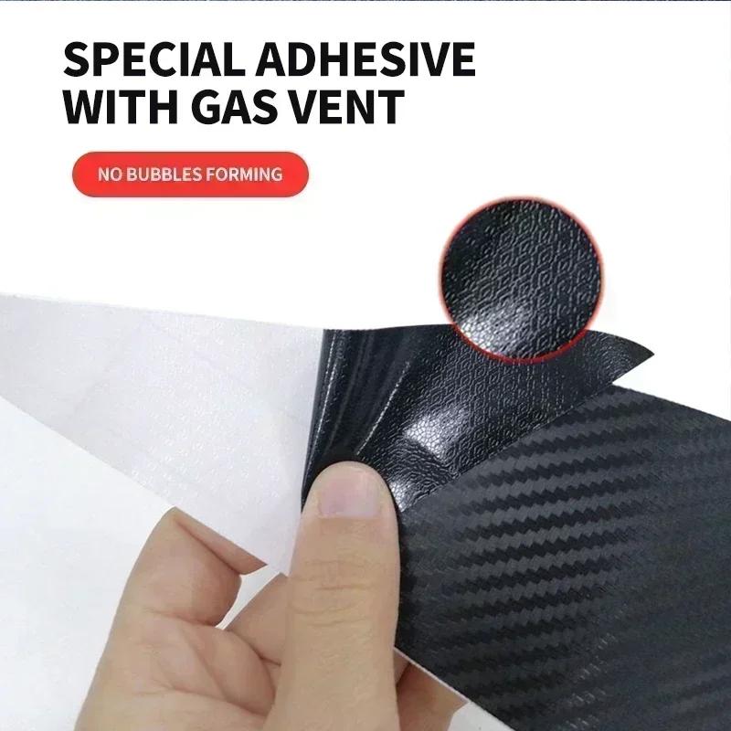 2pcs Car Door Side Skirt Sill Stripe Carbon Decals Styling For Mercedes Benz A C E Class GLE GLB GLC W205 W212 W213 X253 QE1