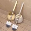 Vertical Toilet Brush with Base Household Bathroom Cleaning Brush Toilet Cleaning Brush Squat Toilet Brush Toilet Gap Brush