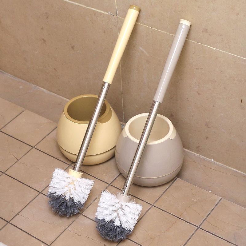 Vertical Toilet Brush with Base Household Bathroom Cleaning Brush Toilet Cleaning Brush Squat Toilet Brush Toilet Gap Brush