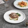 Simple Home Wide Air Round Plate Ceramic Western Plate Vegetable Plate Western Steak Plate Steak Plate Pasta Plate Nordic Style