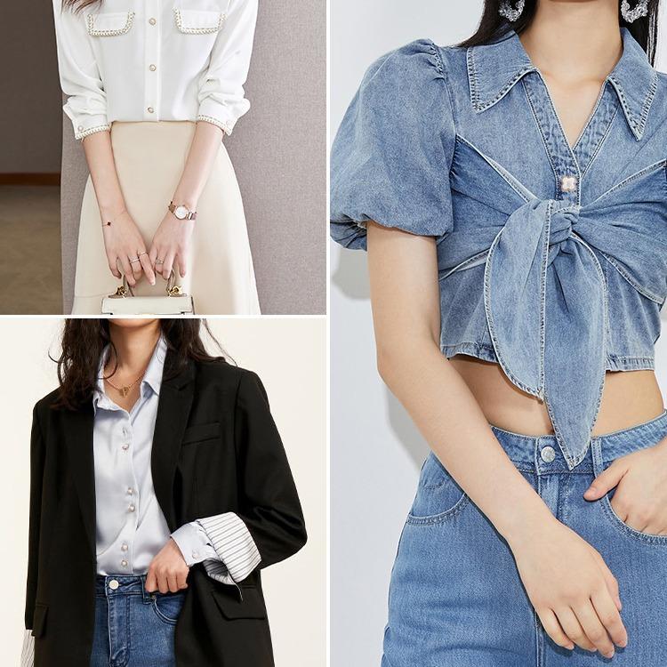 Bílé perleťové knoflíky na košili Dámské oblečení Krásné Vynikající knoflíky Doplňky Univerzální Top Kardigan Knoflíky na košili Malé