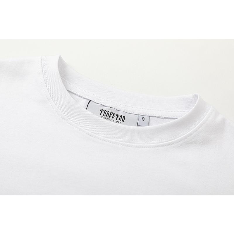643 Trapstar London 2025 Summer New High Quality Cotton Round Neck Loose Large Size Men's and Women's T-shirt Couple T-shirt