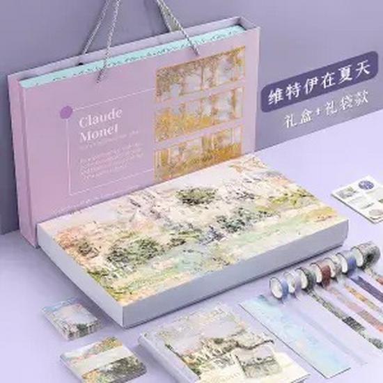 Set Planificator DIY Stil Ins de Valoare Ridicată: Caiet Pictură în Ulei - Cadou Perfect de Ziua de Naștere pentru Studenți