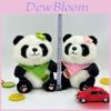 Plush Panda Toy With Green Scarf Soft Stuffed Animal For Kids And Teens