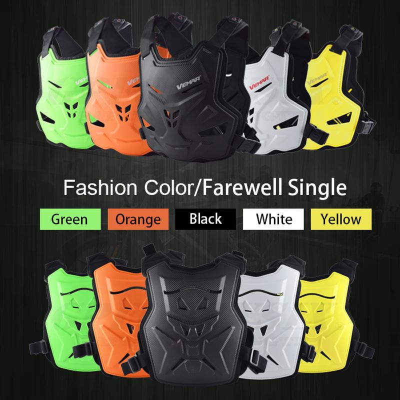 Vemar  Motorcycle Armor Vest Chest Body Protectors Back Protector Portable Skateboard Motocross Armored Jacket Protective Gear