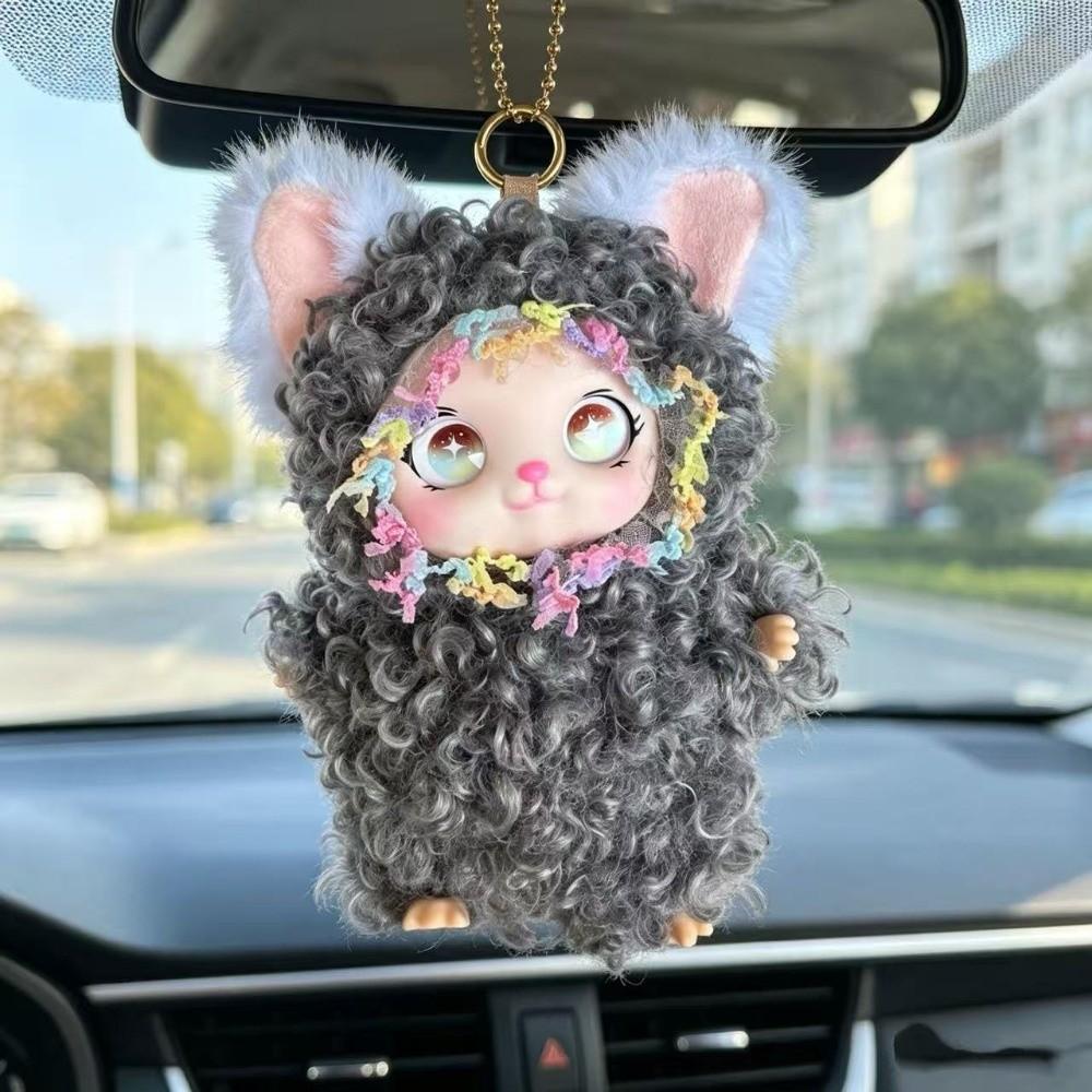 Ornaments Rabbit Doll Figures Bag Hanging Bunny Plush Doll Pendant  Backpack Decor