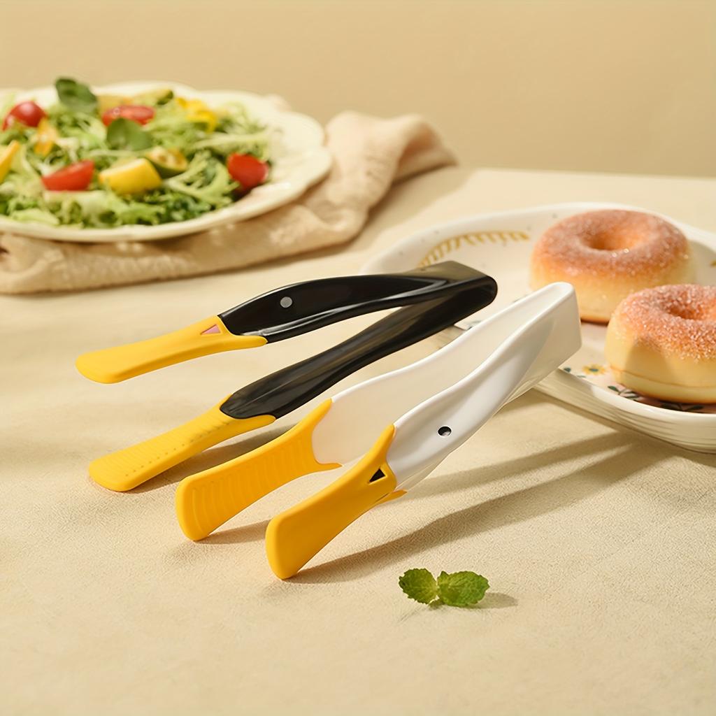 Silikon Toastzange Entendesign, Küchen-Catering-Utensil für Barbecue, Backen, Steak, Buffet, Kuchen, Salat, Brot, Servieren und Kochen, Praktische Aufbewahrung