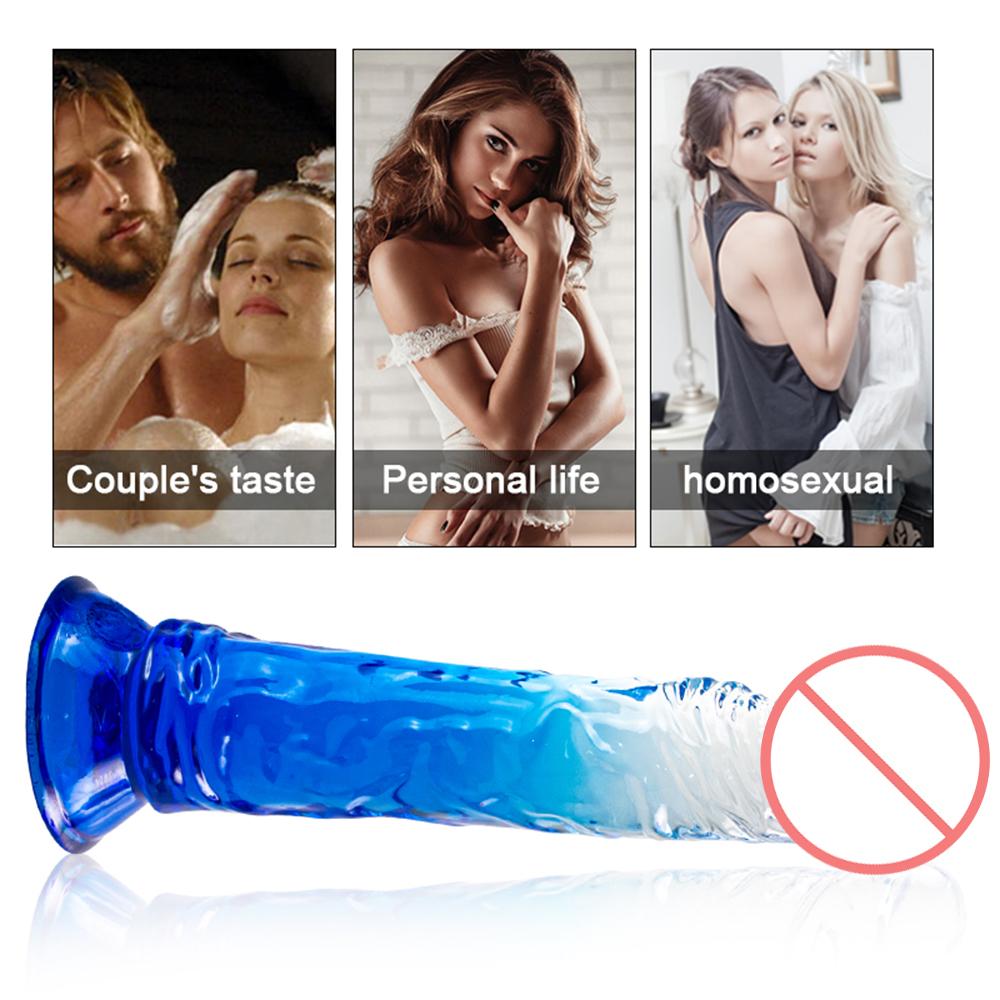 Transparent Soft Jelly Dildo Realistic Suction Cup Fake Dick Penis Sucker Butt Plug Sex Toys for Woman Men Vagina Anal Sex Toys