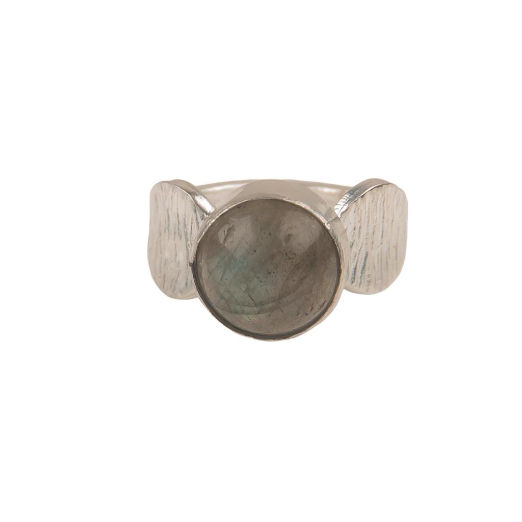 Natural Labradorite Gemstone Handmade 925 Sterling Silver Jewelry Wedding Ring RR-1-22