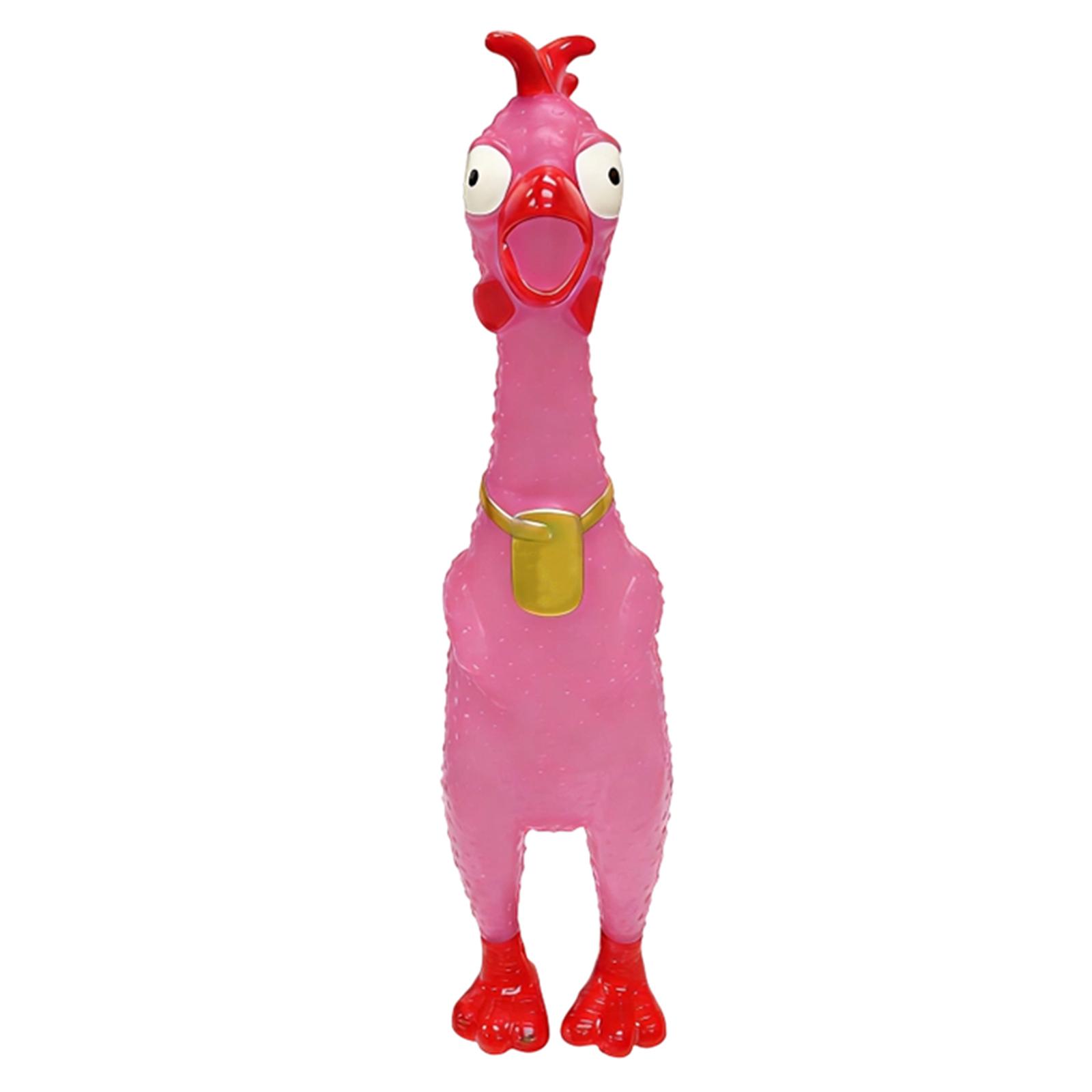 

Squeaky Rubber Chicken Novelty Toy One Size