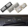 Car Front Center Dash Middle Air Conditioner AC Vent Grille Outlet Panel Compatible For Benz W251 R Class R300 R320 R350 R400 R500 (Color : Black)