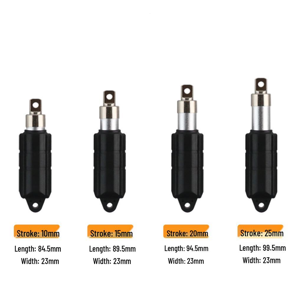 12V Mini Electric Linear Actuator, 30N High Thrust, High Speed, Telescopic Rod with Built-in Limit Protection, Multi-Stroke Lifting Capability