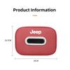 New PU Leather Car Tissue Box Storage Bag Accessories For Jeep Renegade Wrangler JL JK Gladiator Grand Cherokee Compass Patriot