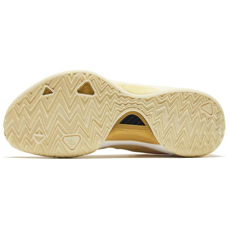 Anta GH5 Shock Absorbers Rebound Low Top Basketball Shoes Men's Gold Sneakers 112431115-7