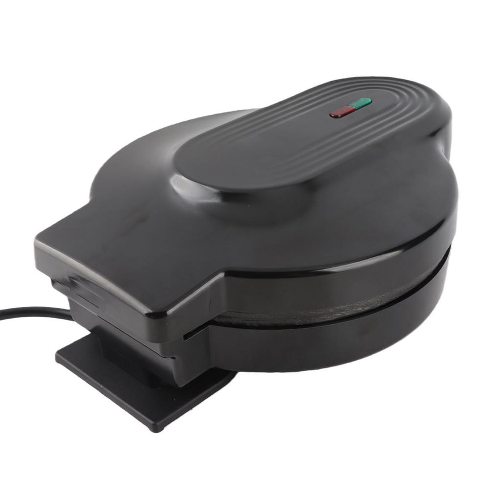 Electric Round Griddle 6.89in Heating Diameter Anti Stick 1000W Double Side Heating Countertop Pizza Maker for Pancake