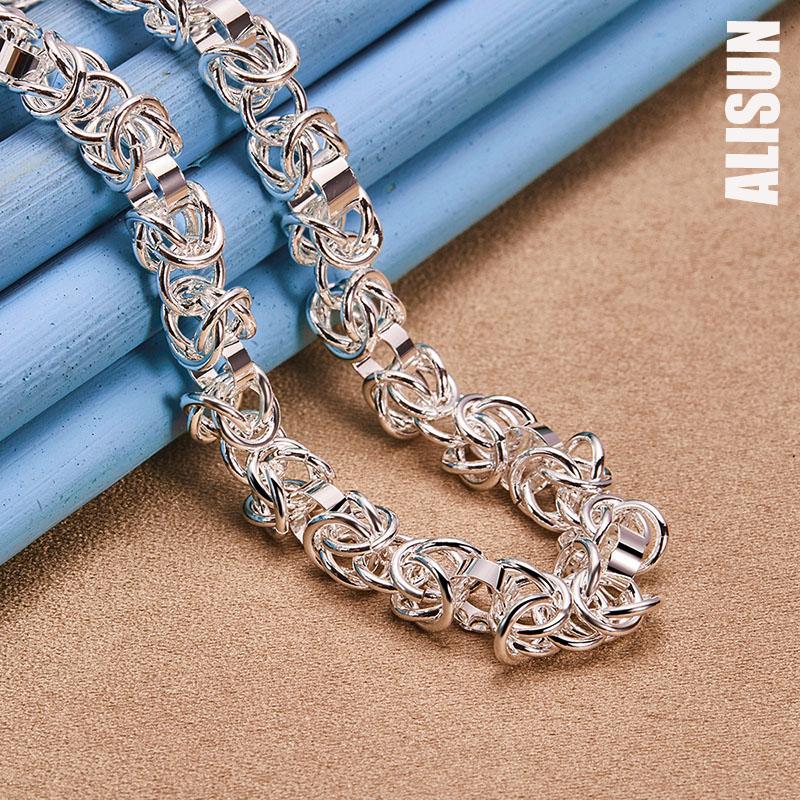 924 Sterling Silver Classic Necklace Fashionable Wedding Jewelry