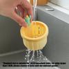 2Pcs Cactus Shaped Press Release Draining Basket Food Waste Catcher Sink Draining Basket Filter Easily to Clean