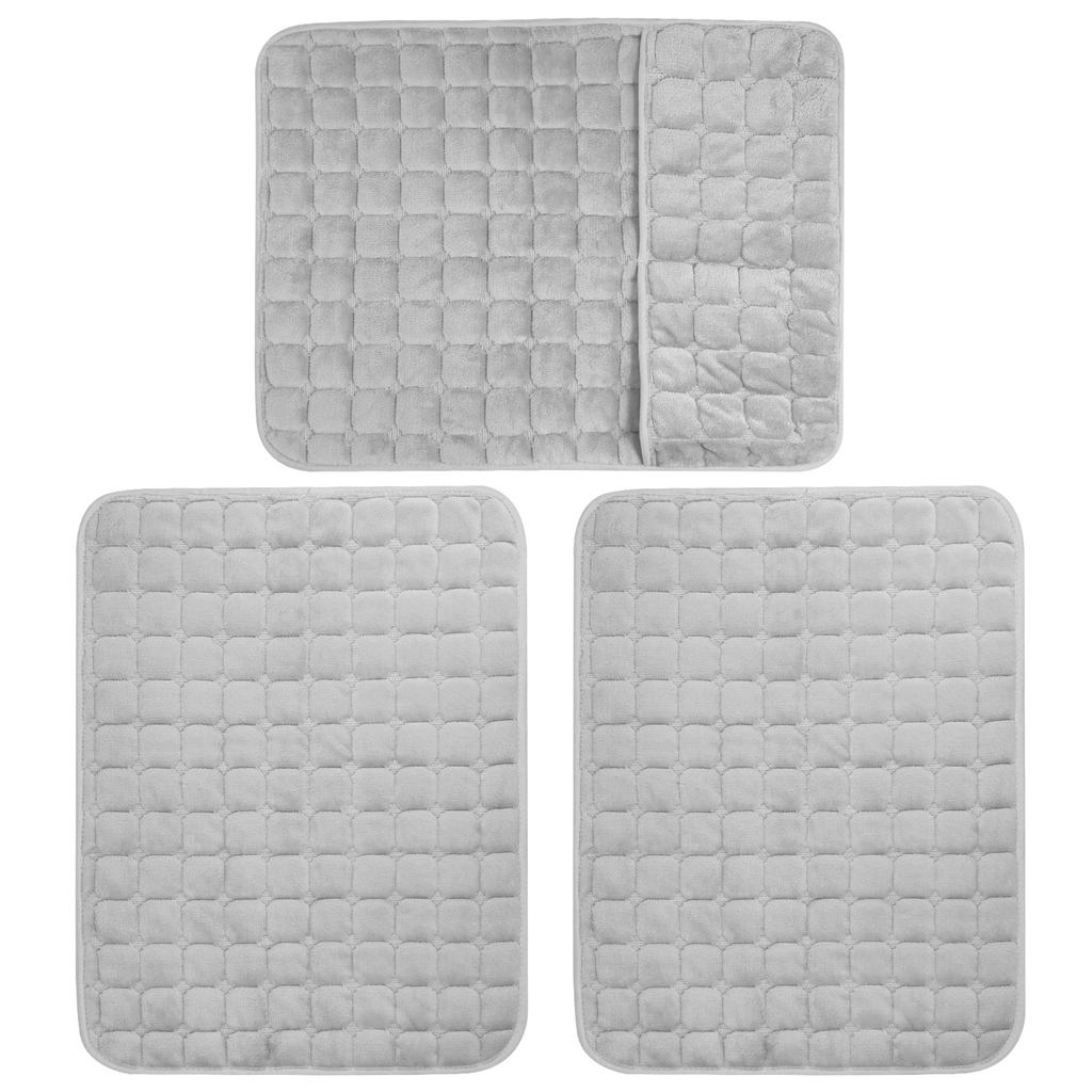 3Pcs Sofa Armrest Cover with Side Storage Pockets Soft Non Slip Four Seasons Sofa Arm Protector Recliner Chair