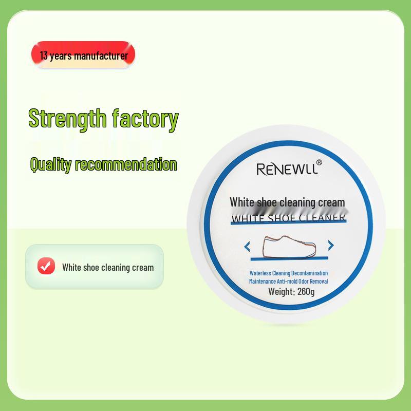 

Засіб для чищення білого взуття: Видаляє плями, Відбілює, Беззмивні кремові серветки