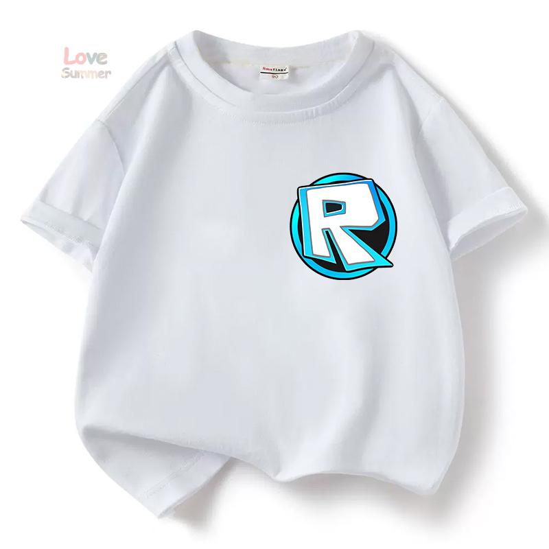 2026 Robloxing kid Tričko Kluci Hra Sportovní Bavlněné Tričko Dítě Kreslený Krátký rukáv Horní díl Ležérní Street Harajuku Oblečení