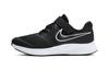 Star Runner 2 Style Minimaliste Basse Tige Chaussures de Course pour Enfants Noir Blanc Enfants Âgés de 3 à 7 Ans AT1801-001