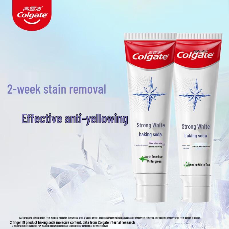 Colgate Dazzling White Baking Soda Spearmint & White Jasmine White Tea Toothpaste Duo