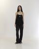 CURRENT Pleats Long Pants(Black)