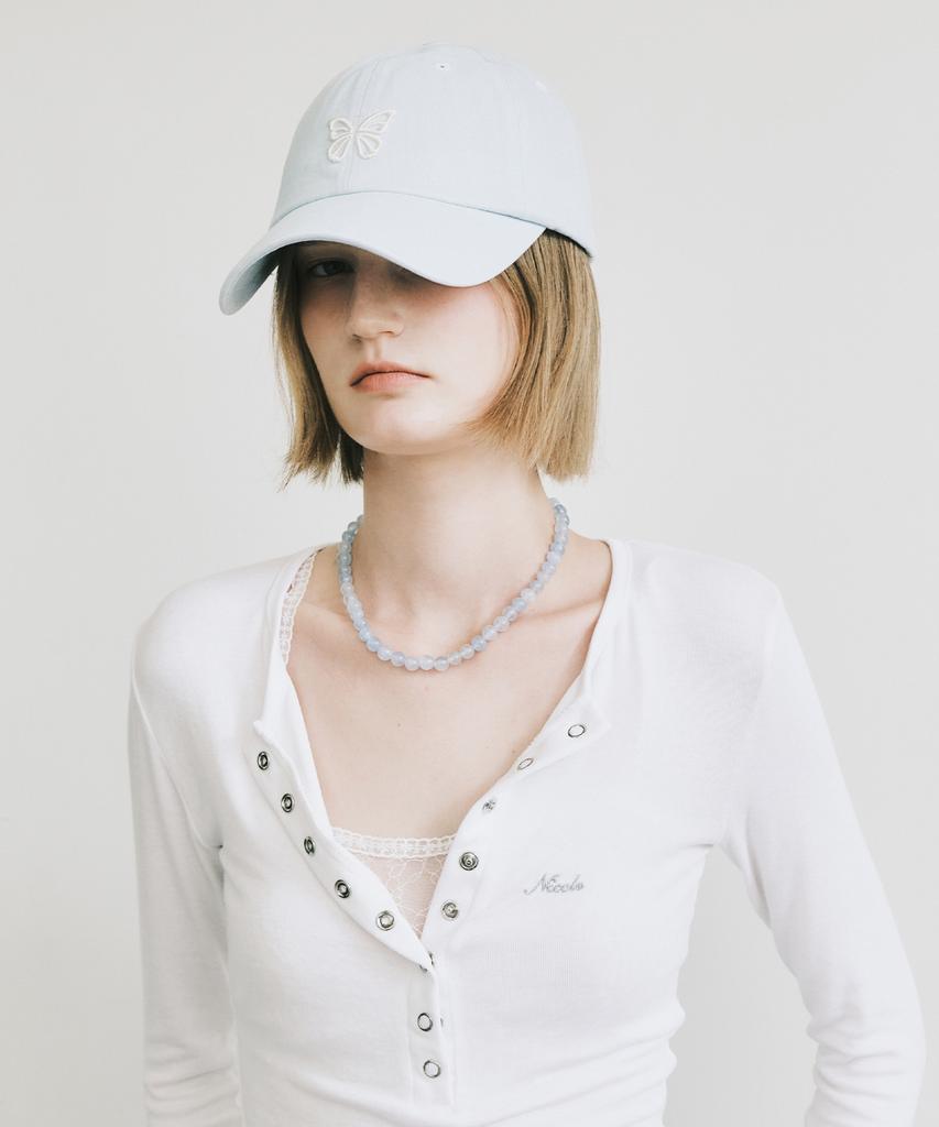 Nigaennikol Mini Butterfly Blink Ball Cap_Sky Blue