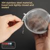 304 stainless steel seasoning balls, household tea infuser filter net, marinade pot, soup, stew, meat, seasoning box, hot pot seasoning filter balls