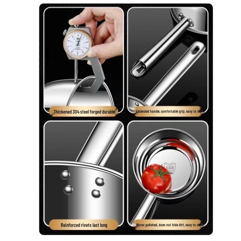 Mengzhang 304 Stainless Steel Kitchen & Soup Ladle