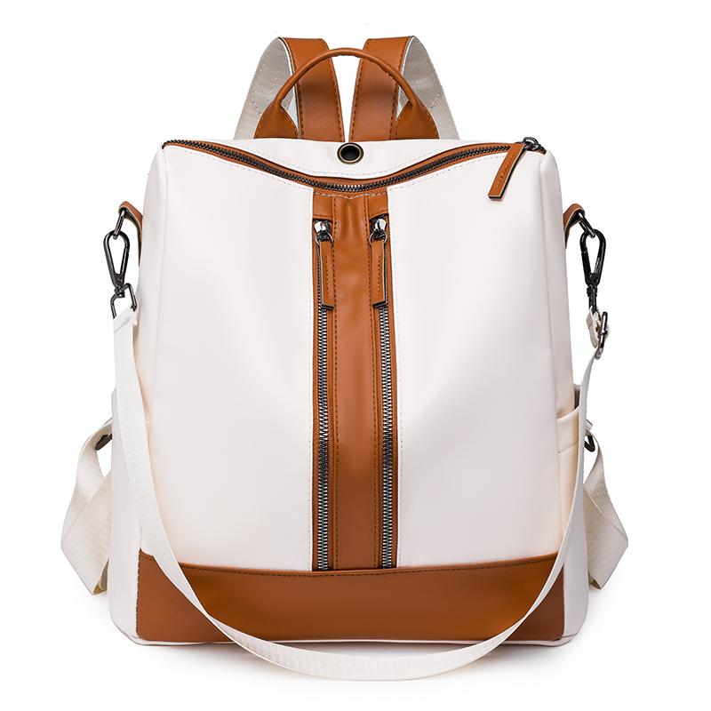 Multifunctional Anti Splash Large Capacity Backpack Women's Designer Brand Backpack Girl School Bag New High Quality Leather Bag Pack