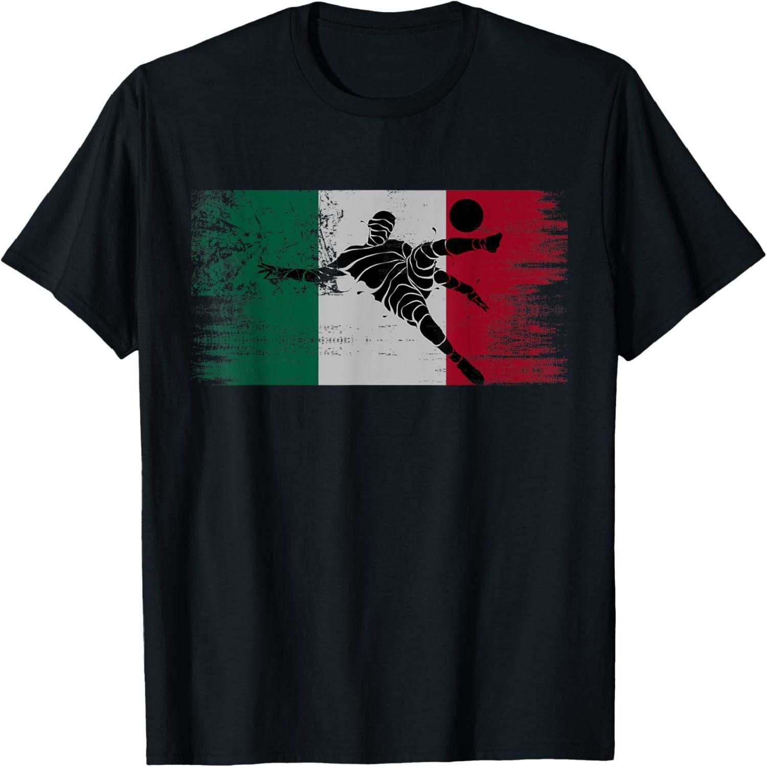 Italy Soccer Italian Football Italy Futbol T-Shirt S разноцветный