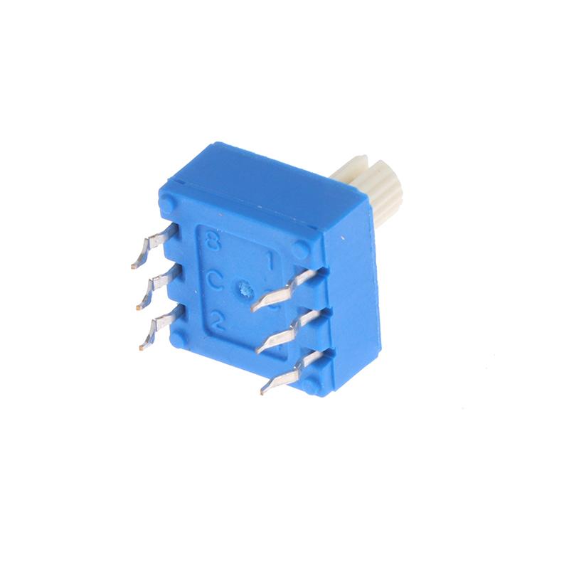 1Pc Plastic Code Switch ERD110RS 10 Bit 0-9 3:3 Rotary Encoder With Handle Switch Digital Potentiometer Switches
