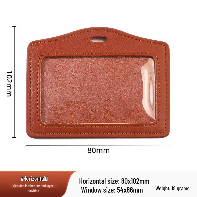 Genuine Leather Card Holder for ID & Documents