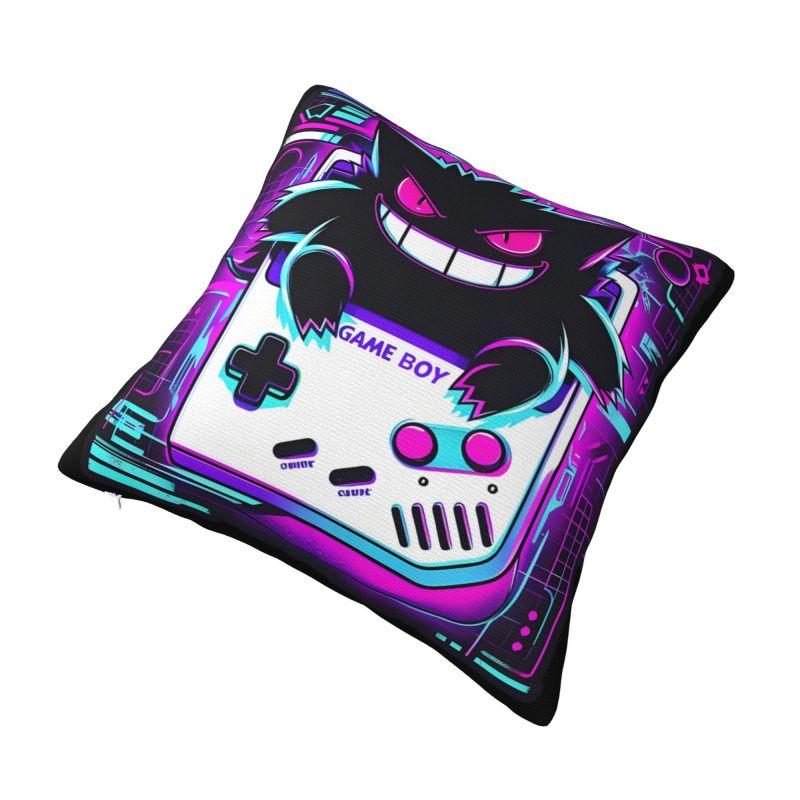 Custom Monster Ghost Gengar Luxury Throw Pillow Covers Anime Cartoon Car Cushion