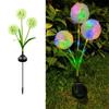 Solar Dandelion Flower Lights 3 Onion Head Outdoor Garden Decoration for Lawn Yard Wedding Christmas Decor