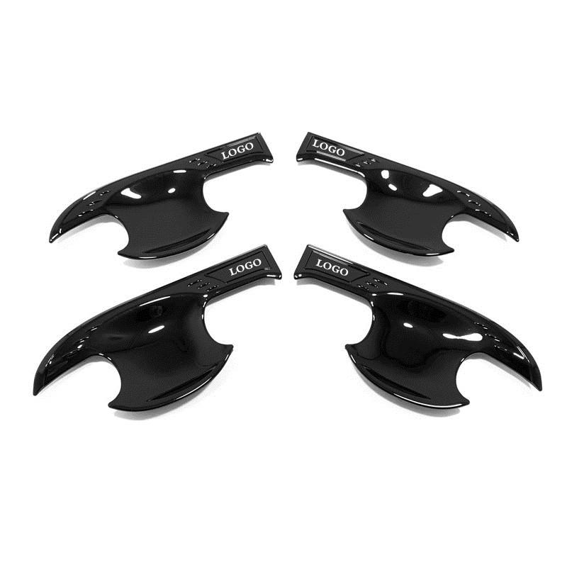 Car Styling Accessories For Toyota Land Cruiser 300 LC300 ABS Carbon Black Car Door Handle Bowl Cover Trim Protectors