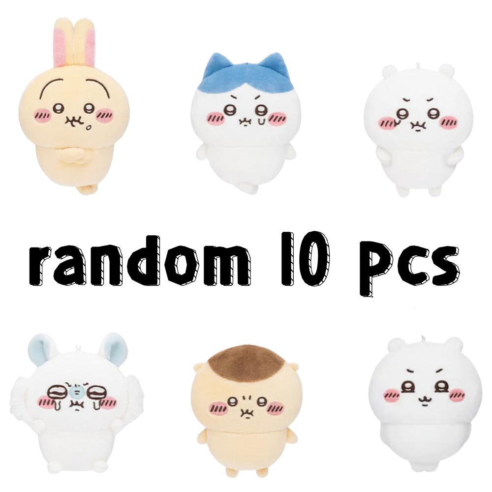 Vendita Kawaii Chikawas Hachiware Usagi Serie Pun Arrabiata Portachiavi Peluche Ciondolo Morbido Peluche Cartoon Bambola Peluche Giocattolo Ciondolo Borsa