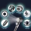 Ion Shower Drops Head Filtered Showerhead With Five Filters,Filtered Shower Head With Handheld,High Pressure Turbo Showerhead,Reusable